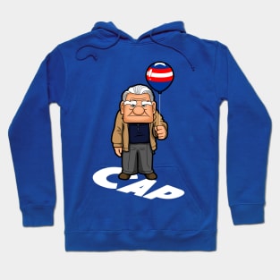 Cap Up Movie Old Man Superhero Captain Funny Parody Hoodie